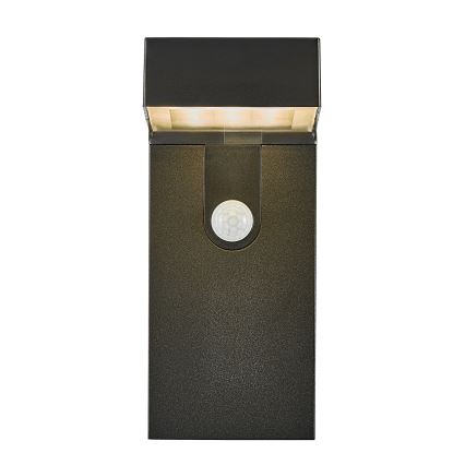 Nordlux - LED sieninis šviestuvas su jutikliu, įkraunamas saulės energija ALYA LED/5W/3,7V IP44