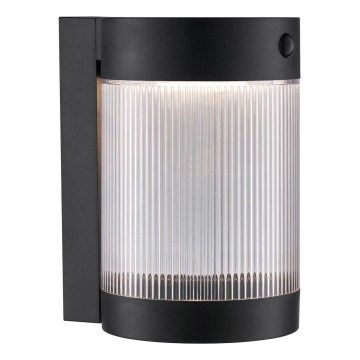 Nordlux - LED sieninis šviestuvas su jutikliu, įkraunamas saulės energija COUPAR LED/3,2W/5V 3000K IP44