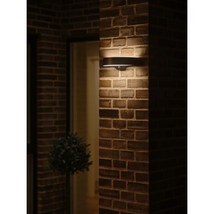 Nordlux - LED sieninis šviestuvas su jutikliu, įkraunamas saulės energija MONAY LED/5W/5V 3000K IP44
