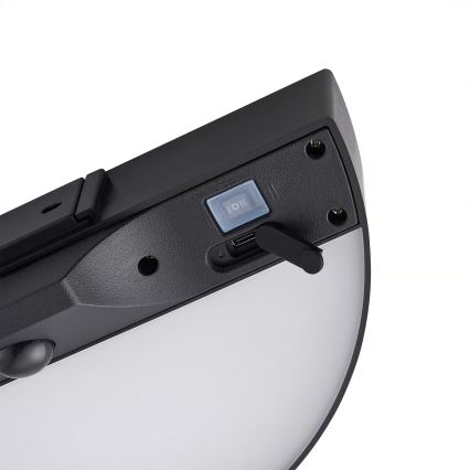 Nordlux - LED sieninis šviestuvas su jutikliu, įkraunamas saulės energija MONAY LED/5W/5V 3000K IP44