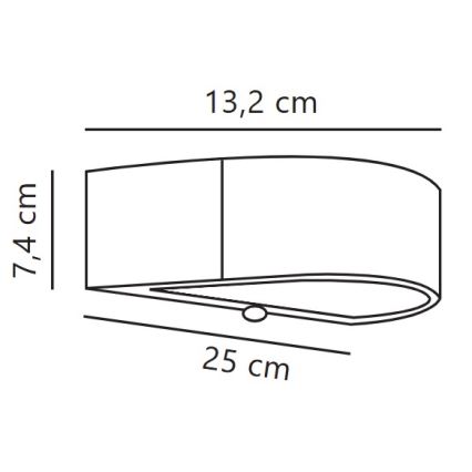Nordlux - LED sieninis šviestuvas su jutikliu, įkraunamas saulės energija MONAY LED/5W/5V 3000K IP44