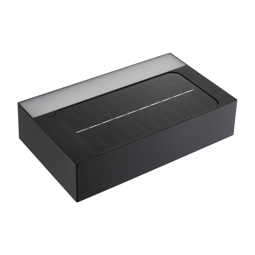Nordlux - LED sieninis šviestuvas su jutikliu, įkraunamas saulės energija MONAY LED/5W/5V 3000K IP44