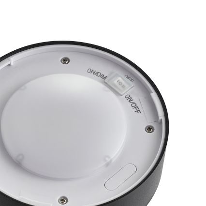 Nordlux - LED šviestuvas, įkraunamas saulės energija COUPAR LED/3,2W/5V 3000K IP44 juoda