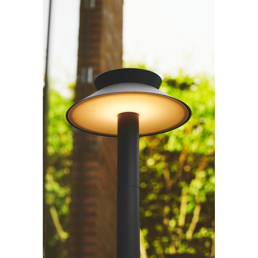 Nordlux - LED šviestuvas, įkraunamas saulės energija su jutikliu JUSTINA LED/5W/3,7V IP44 1800 mAh