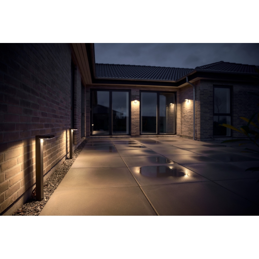 Nordlux - LED šviestuvas, įkraunamas saulės energija su jutikliu RICA LED/5W/3,7V 2200 mAh IP44
