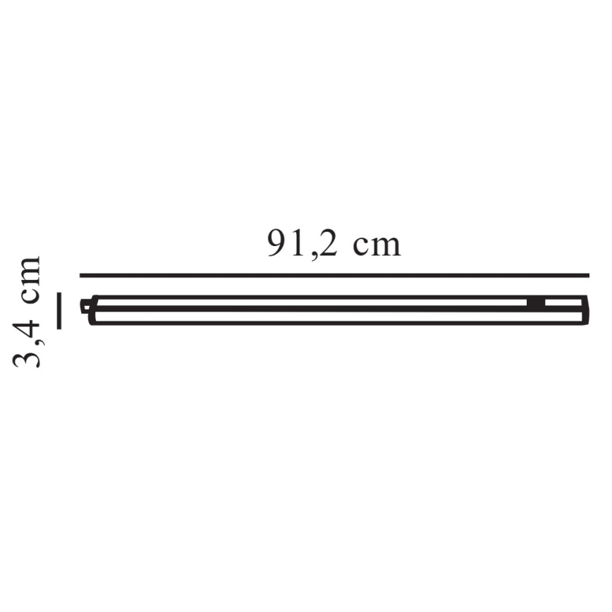 Nordlux - LED virtuvės šviestuvas, kabinamas po spintele LATONA LED/11W/230V 3000/4000K 91,2 cm
