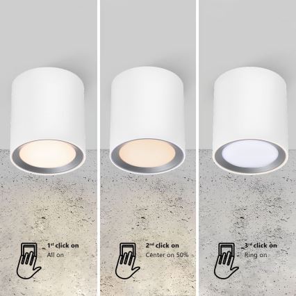 Nordlux - LED vonios taškinis šviestuvas LANDON LED/6,5W/230V IP44 baltas