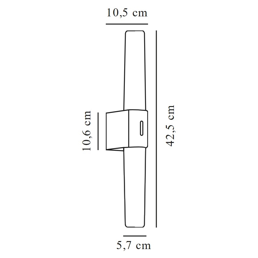 Nordlux - LED vonios veidrodžio apšvietimas HELVA LED/9W/230V 3000K IP44