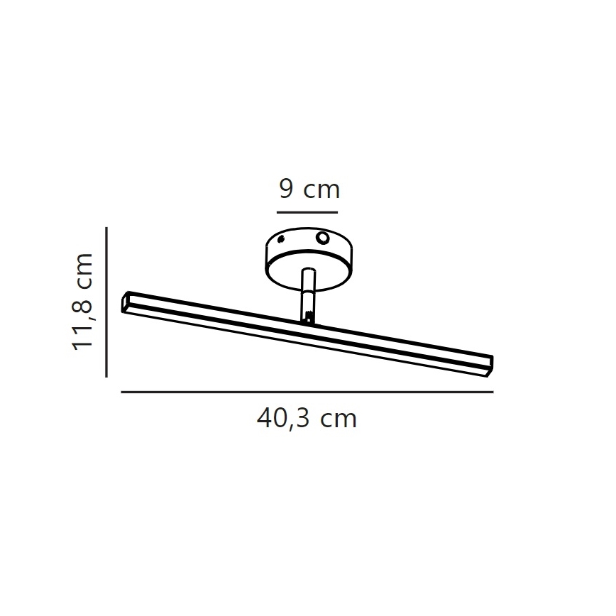 Nordlux - LED vonios veidrodžio apšvietimas IP LED/6,2W/230V IP44 40 cm balta