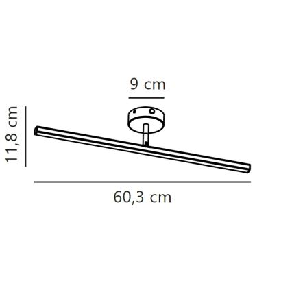 Nordlux - LED vonios veidrodžio apšvietimas IP LED/7,2W/230V IP44 60 cm balta