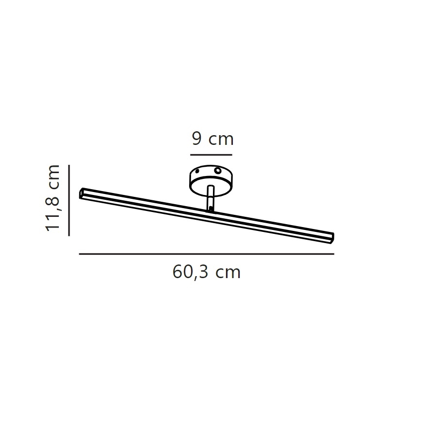 Nordlux - LED vonios veidrodžio apšvietimas IP LED/7,2W/230V IP44 60 cm balta
