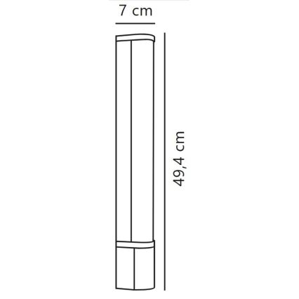 Nordlux - LED vonios veidrodžio apšvietimas MALAIKA LED/6W/230V 3000K IP44 balta