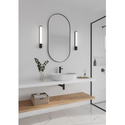 Nordlux - LED Vonios veidrodžio apšvietimas MALAIKA LED/6W/230V 3000K IP44 juoda