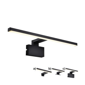 Nordlux - LED vonios veidrodžio apšvietimas MARLEE LED/8,9W/230V IP44 juodas