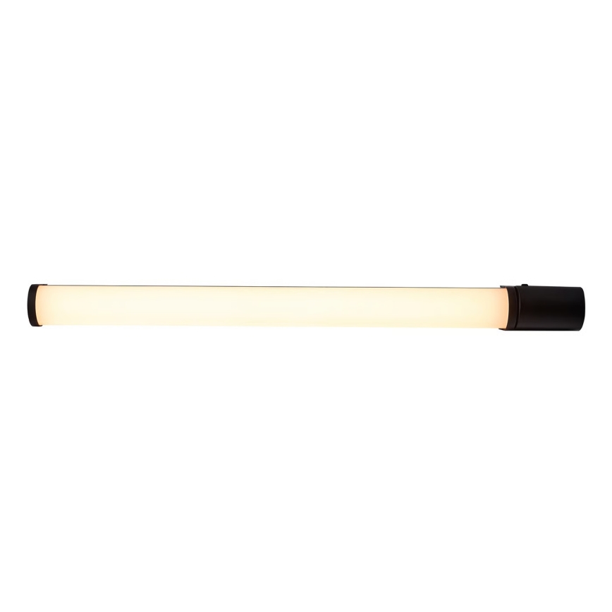 Nordlux - Vonios veidrodžio LED apšvietimas su lizdu MALAIKA LED/15W/230V IP44 68,4cm juoda