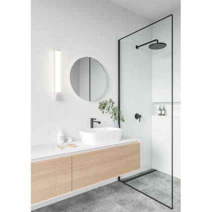 Nordlux - LED vonios veidrodžio šviestuvas su lizdu SJAVER LED/15W/230V IP44 60 cm baltas