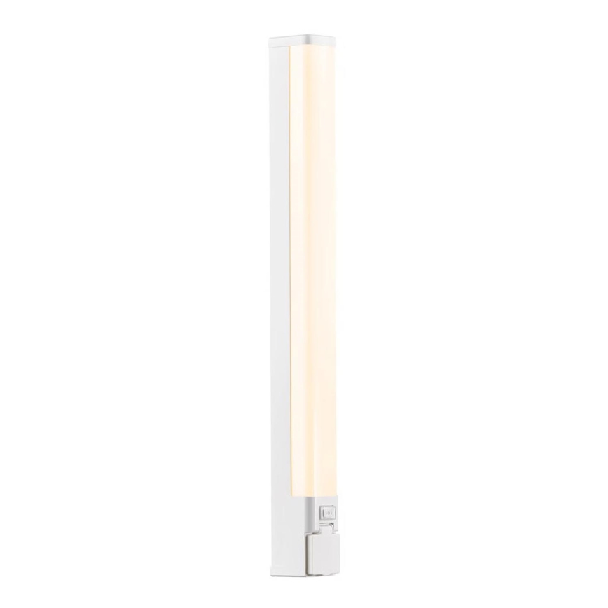 Nordlux - LED vonios veidrodžio šviestuvas su lizdu SJAVER LED/15W/230V IP44 60 cm baltas