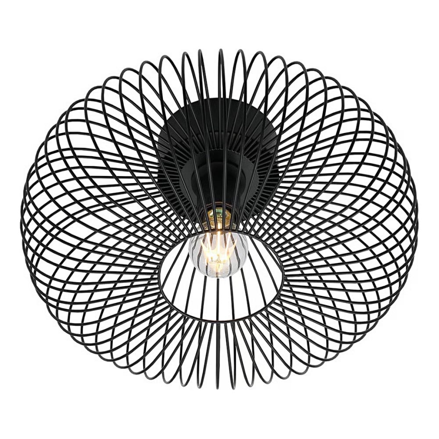 Nordlux - Lubinis šviestuvas BERONI 1xE27/60W/230V skersmuo 40,3 cm juodas
