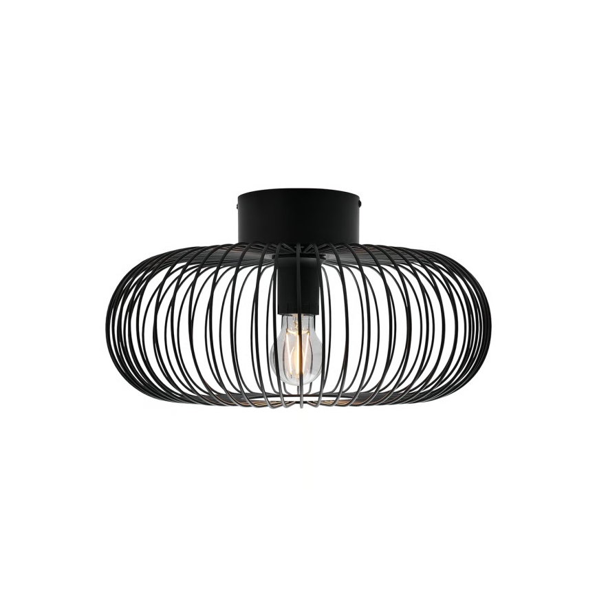 Nordlux - Lubinis šviestuvas BERONI 1xE27/60W/230V skersmuo 40,3 cm juodas