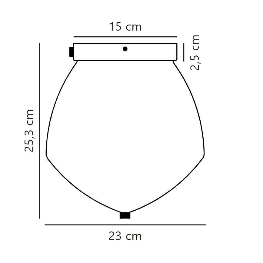 Nordlux - Lubinis šviestuvas ORBIFORM 1xE27/40W/230V auksas