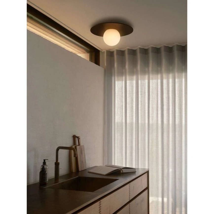 Nordlux - Lubinis vonios šviestuvas SIONA 1xE27/60W/230V IP44 juoda