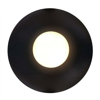 Nordlux - Lubinis vonios šviestuvas SIONA 1xE27/60W/230V IP44 juoda