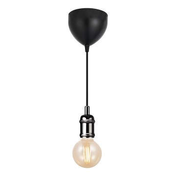 Nordlux - Maitinimo laidas AVRA 1xE27/60W/230V juoda