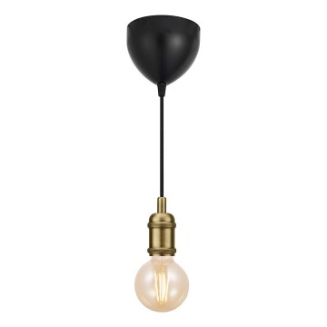 Nordlux - Maitinimo laidas AVRA 1xE27/60W/230V žalvaris