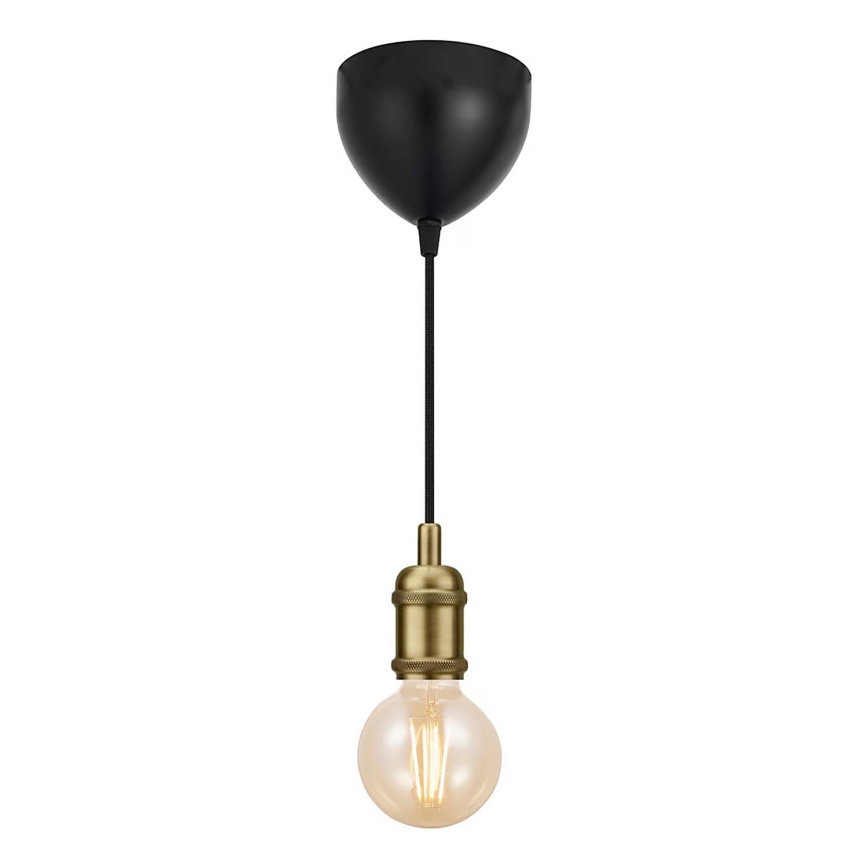Nordlux - Maitinimo laidas AVRA 1xE27/60W/230V žalvaris