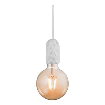 Nordlux - Maitinimo laidas HANG 1xE27/40W/230V balta