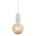 Nordlux - Maitinimo laidas HANG 1xE27/40W/230V balta