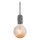 Nordlux - Maitinimo laidas HANG 1xE27/40W/230V pilka/juoda