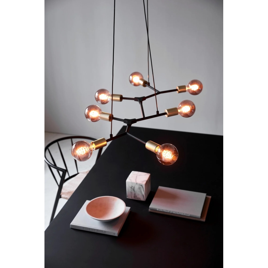 Nordlux - Pakabinama liustra ant laido JOSEFINE 7xE27/60W/230V