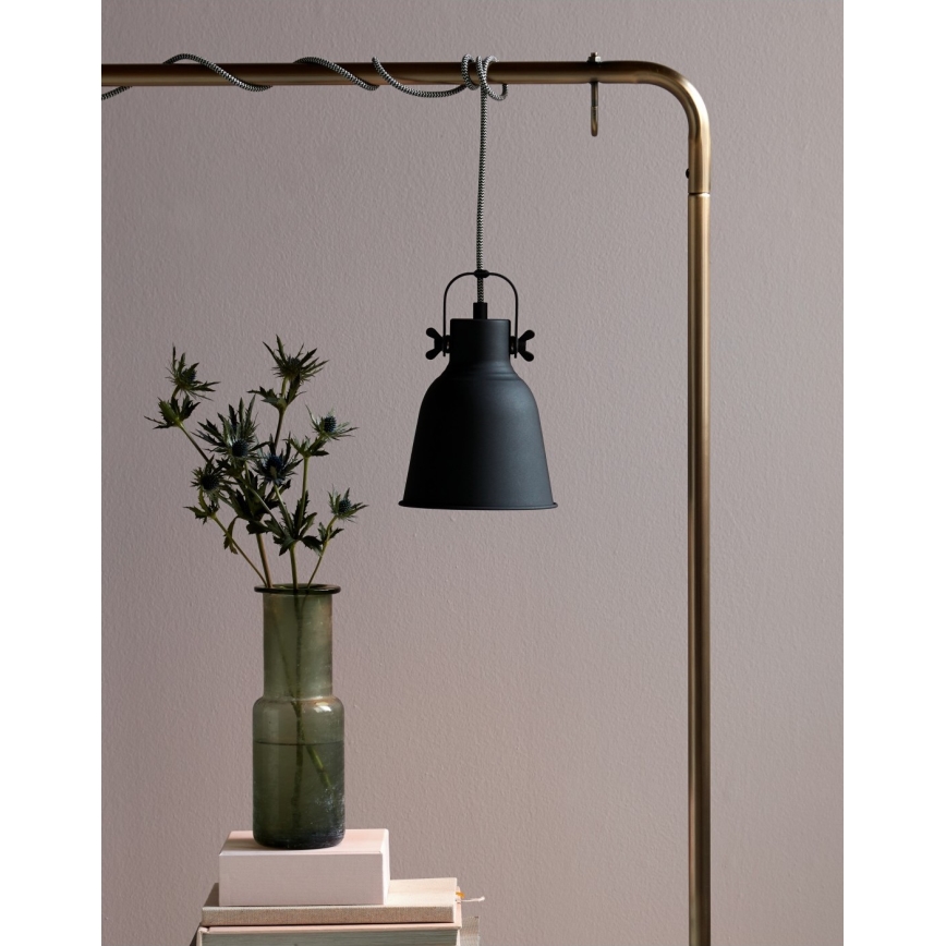 Nordlux - Pakabinamas sietynas ADRIAN 1xE27/25W/230V diametras 16 cm antracitas