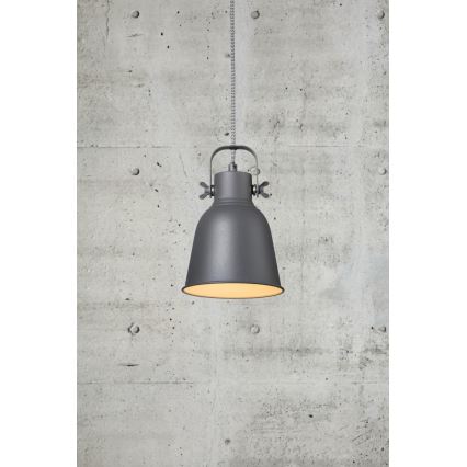 Nordlux - Pakabinamas sietynas ADRIAN 1xE27/25W/230V diametras 16 cm antracitas
