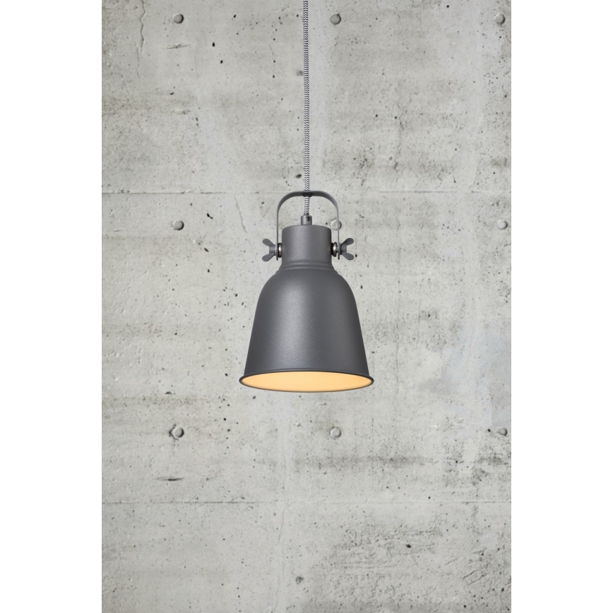 Nordlux - Pakabinamas sietynas ADRIAN 1xE27/25W/230V diametras 16 cm antracitas