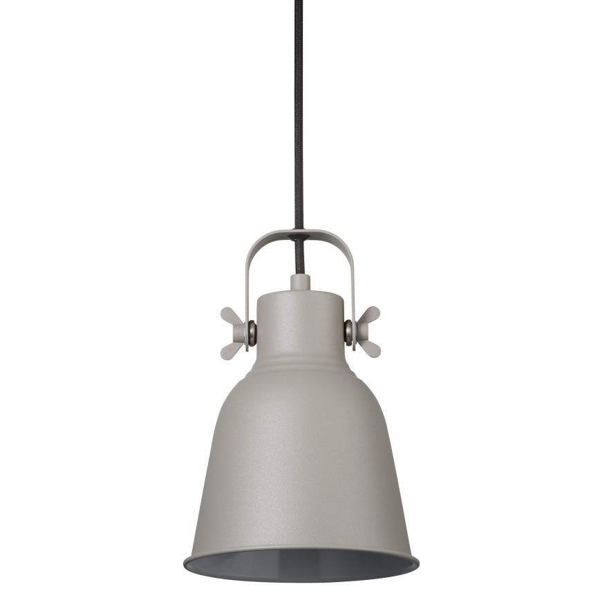 Nordlux - Pakabinamas sietynas ADRIAN 1xE27/25W/230V diametras 16 cm pilka
