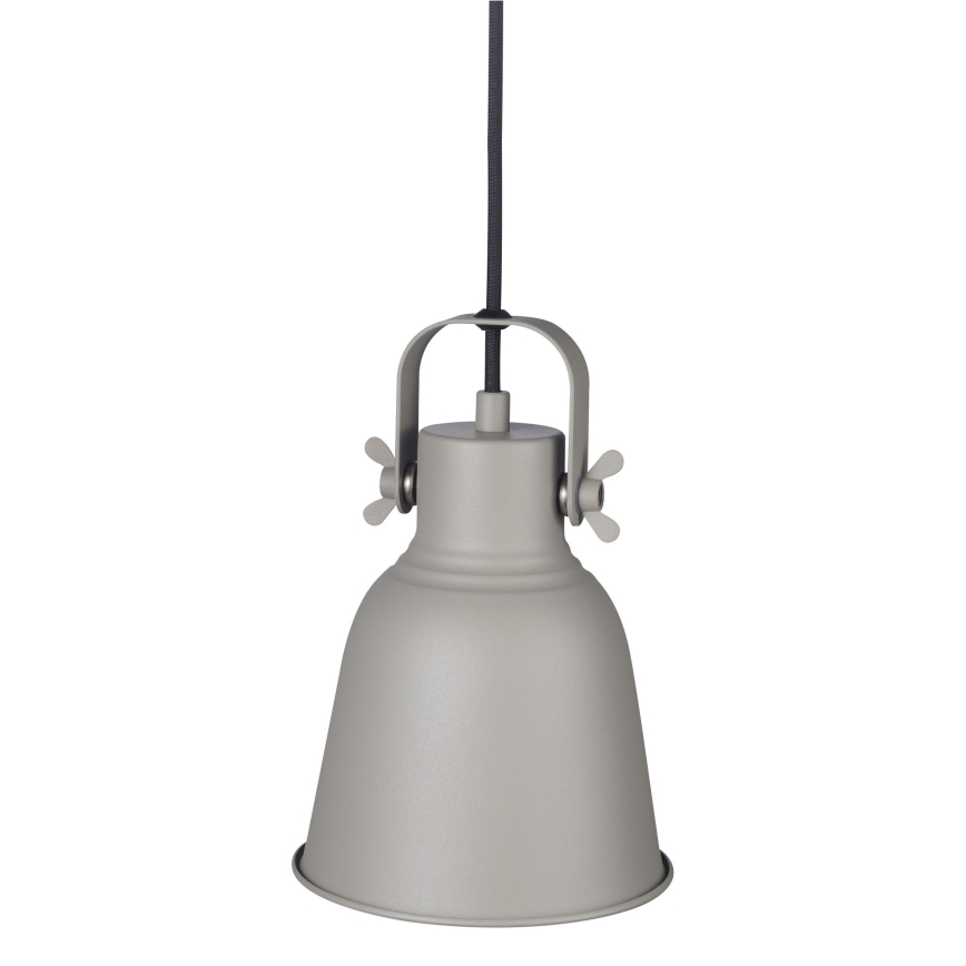 Nordlux - Pakabinamas sietynas ADRIAN 1xE27/25W/230V diametras 16 cm pilka