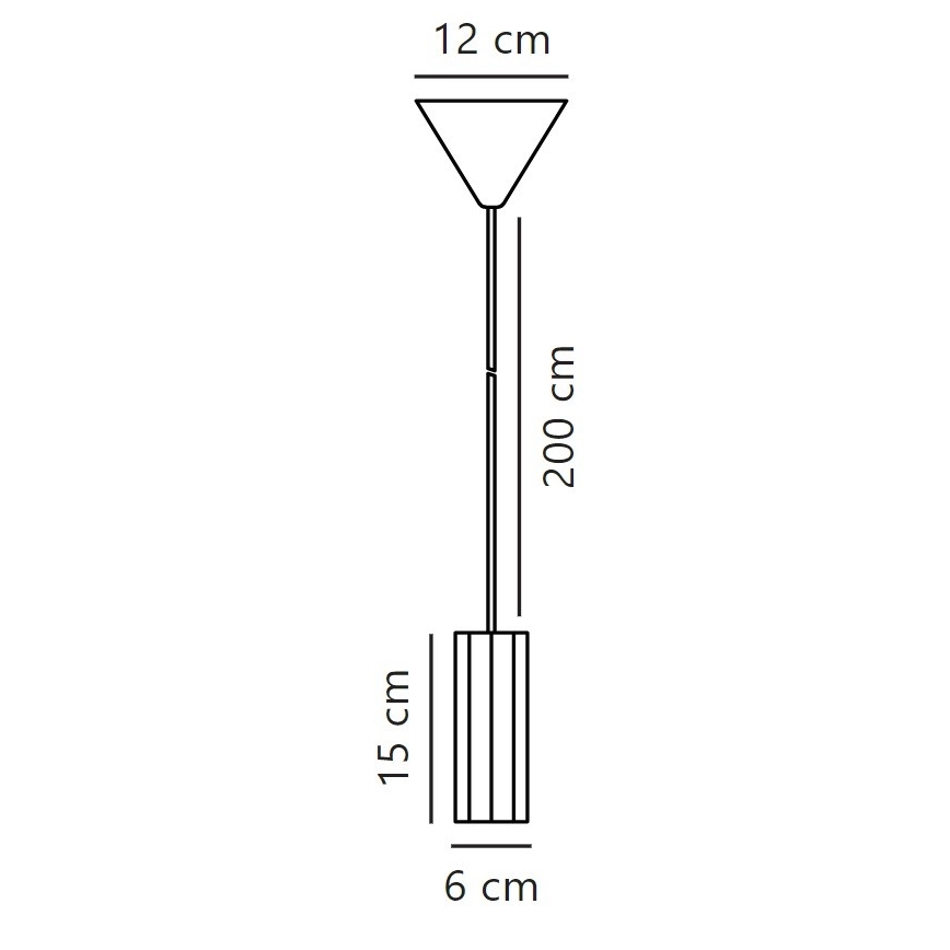 Nordlux - Pakabinamas sietynas ALANIS 1xGU10/15W/230V