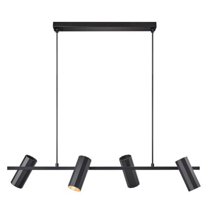 Nordlux - Pakabinamas sietynas ALANIS 4xGU10/15W/230V juoda