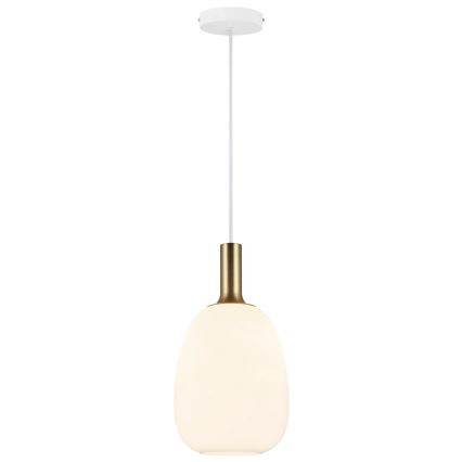 Nordlux - Pakabinamas sietynas ALTON 1xE27/60W/230V balta/juoda/žalvaris