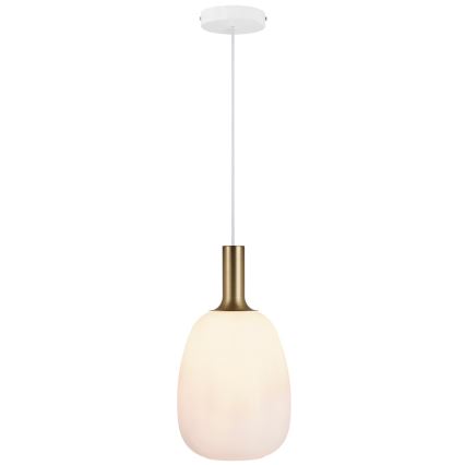 Nordlux - Pakabinamas sietynas ALTON 1xE27/60W/230V balta/juoda/žalvaris