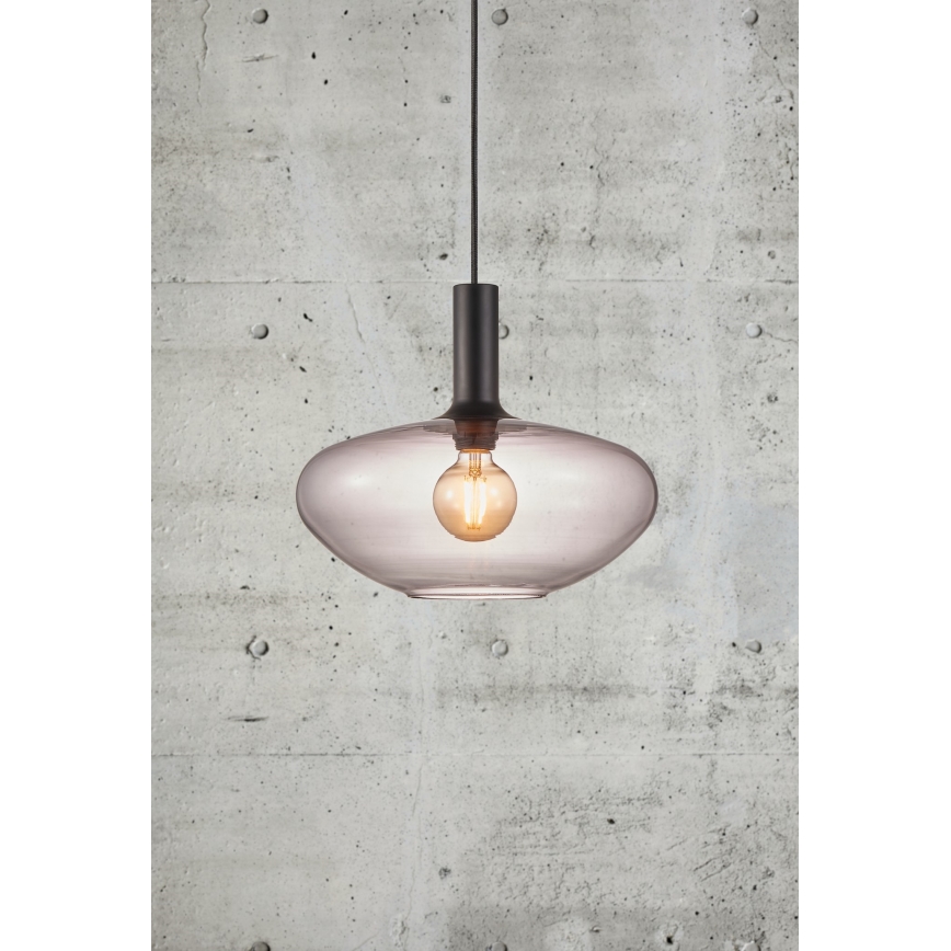 Nordlux - Pakabinamas sietynas ALTON 1xE27/60W/230V juoda