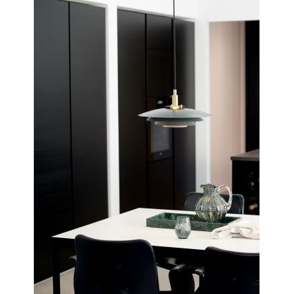 Nordlux - Pakabinamas sietynas BRETAGNE 1xG9/25W/230V antracitas