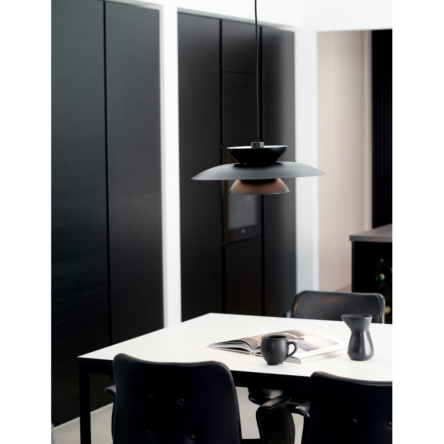 Nordlux - Pakabinamas sietynas CARMEN 1xE27/40W/230V juoda