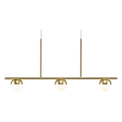 Nordlux - Pakabinamas sietynas CONTINA 3xG9/5W/230V žalvaris