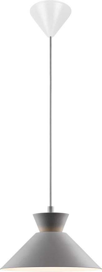 Nordlux - Pakabinamas sietynas DIAL 1xE27/40W/230V diametras 25 cm pilka
