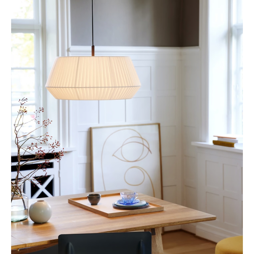 Nordlux - Pakabinamas sietynas DICTE 1xE27/60W/230V diametras 53 cm balta
