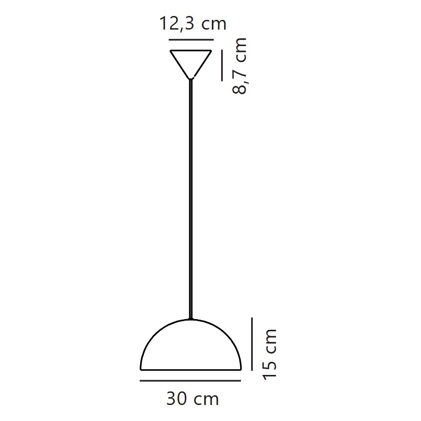 Nordlux - Pakabinamas sietynas ELLEN 1xE27/40W/230V balta