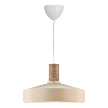 Nordlux - Pakabinamas sietynas ELVAS 1xE27/60W/230V diametras 37,5 cm smėlio spalva